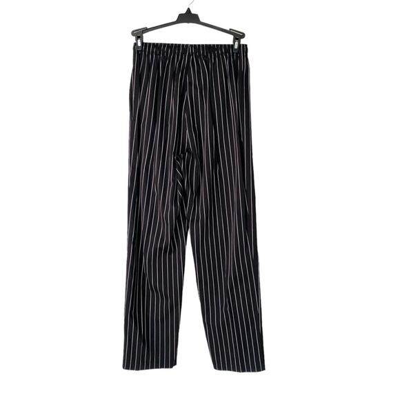 Hart Schaffer Marx Sleepwear Black Pin Stripe Mens Pajama Set NWTs size small - Picture 8 of 12